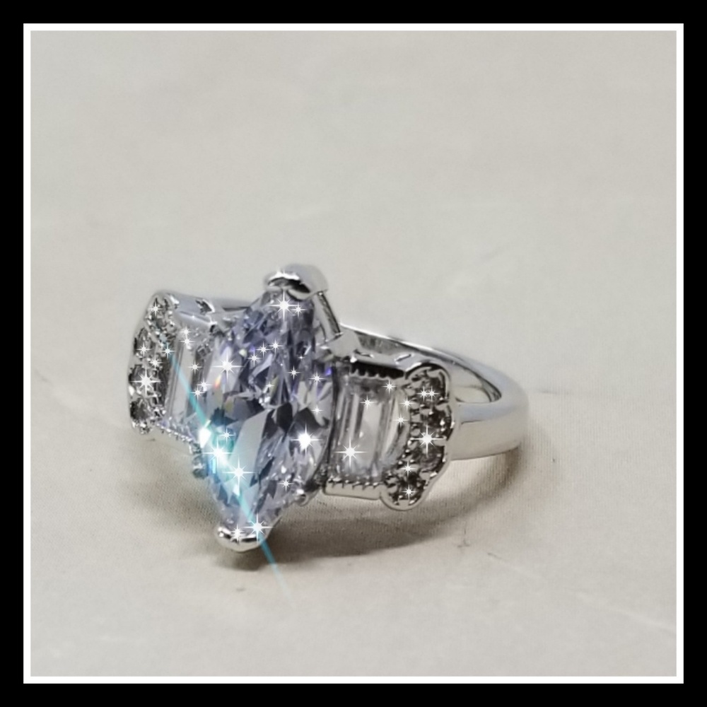 💍HP!! '2.5CT' MARQUISE DIAM w/BAGUETTE'S💍6,7,8